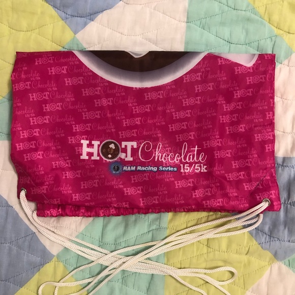 NWOT,HOT CHOCOLATE Drawstring backpack, Nylon. - Picture 2 of 2